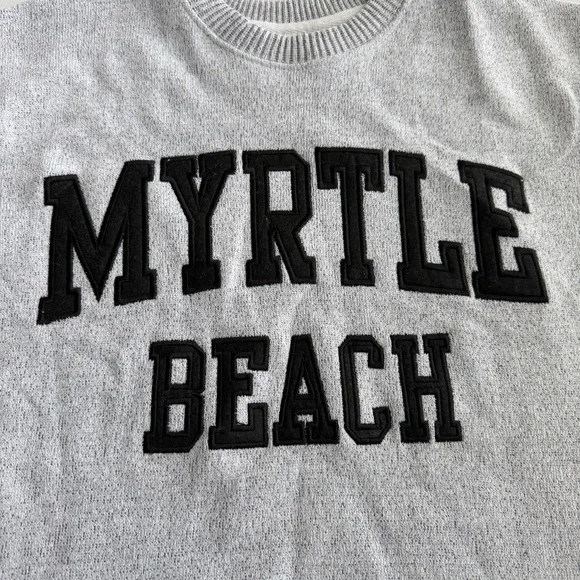 New NEW YORK POPULAR Myrtle Beach South Carolina Crewneck Sweatshirt SIZE S - Picture 5 of 9